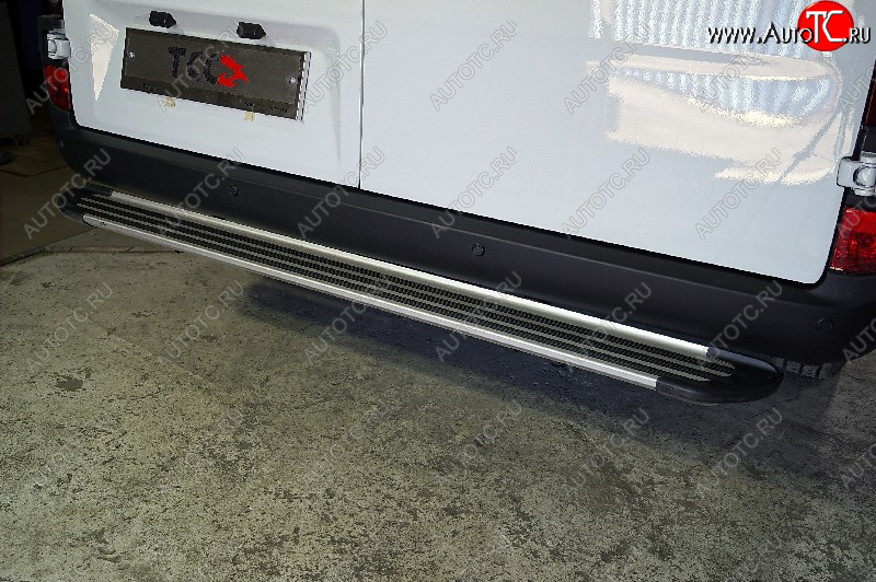 11 549 р. Задняя подножка алюминиевая Slim line Silver 1720 мм  solat23-02s   с доставкой в г. Майкоп