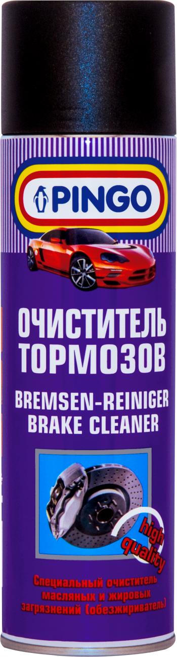 379 р. Очиститель тормозов  500 мл Pingo 85020-0  с доставкой в г. Майкоп. Увеличить фотографию 1