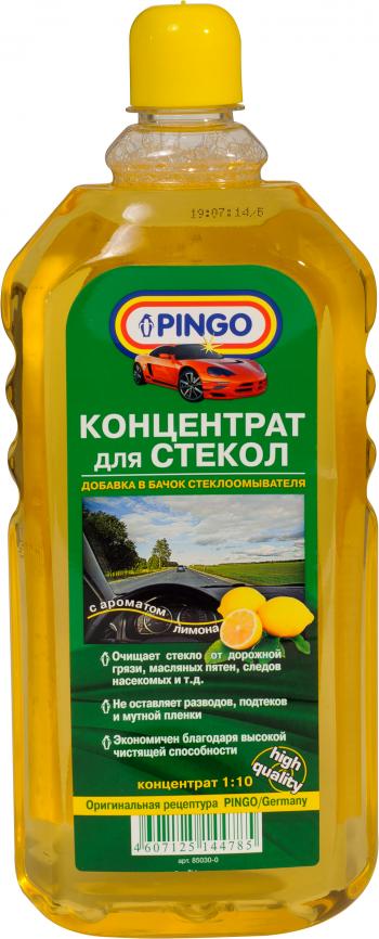 180 р. Концентрат для стеклоочистителей 1:10  1000 мл - лимон Pingo 85030-0  с доставкой в г. Майкоп. Увеличить фотографию 1