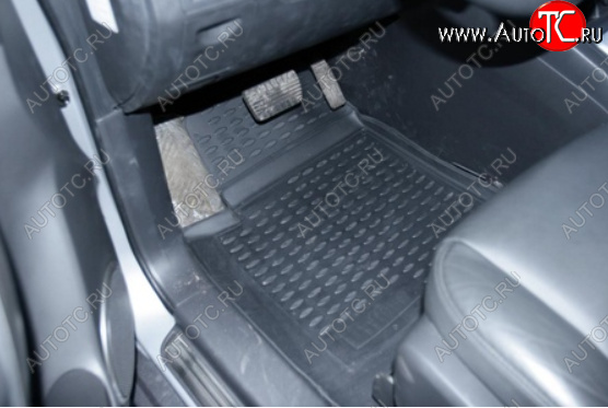 4 499 р. Комплект ковриков в салон (полиуретан, серые) Element Chevrolet Captiva 2-ой рестайлинг (2013-2016)  с доставкой в г. Майкоп