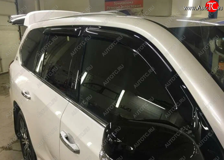 879 р. Дефлекторы окон SIM Toyota Land Cruiser 200 дорестайлинг (2007-2012)  с доставкой в г. Майкоп