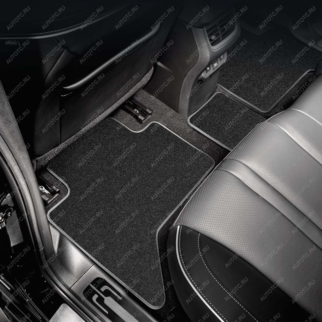2 359 р. Коврики в салон Klever Premium SUBARU Forester 2018-2021, 2021-, 5 шт. (текстиль)  Субару Форестер Klever kvr03.046.022.22110kh  с доставкой в г. Майкоп