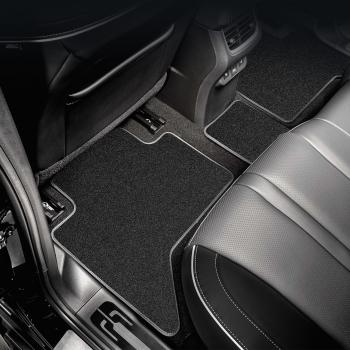 3 199 р. Коврики в салон Klever Premium KIA Seltos, 2WD4WD, 2019-, кросс., 5 шт. (текстиль)  Киа Селтос Klever kvr03.025.065.22110kh  с доставкой в г. Майкоп. Увеличить фотографию 1
