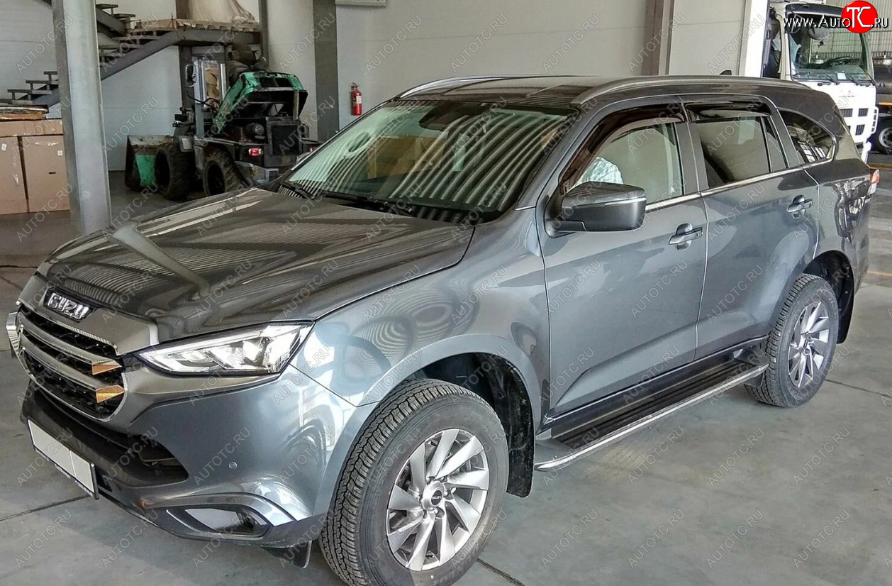 4 499 р. Дефлекторы окон SIM Isuzu mu-X TF (2021-2023)  с доставкой в г. Майкоп
