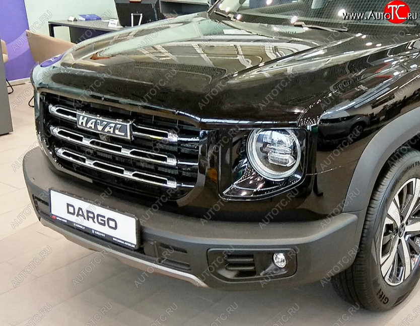 3 299 р. Дефлектор капота SIM Haval Dargo (2022-2025)  с доставкой в г. Майкоп