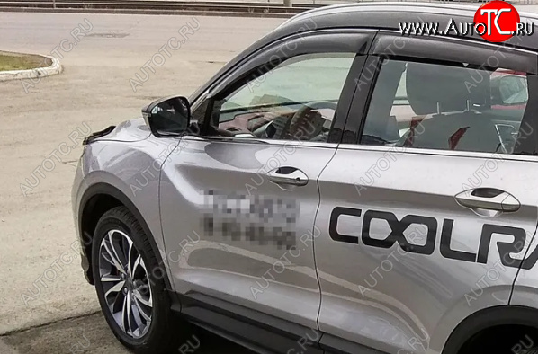 3 199 р. Дефлекторы окон SIM Geely Coolray SX11 дорестайлинг (2018-2023)  с доставкой в г. Майкоп