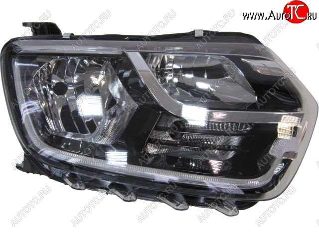 8 199 р. Правая фара (диодная) BodyParts Renault Duster HM рестайлинг (2021-2024)  с доставкой в г. Майкоп
