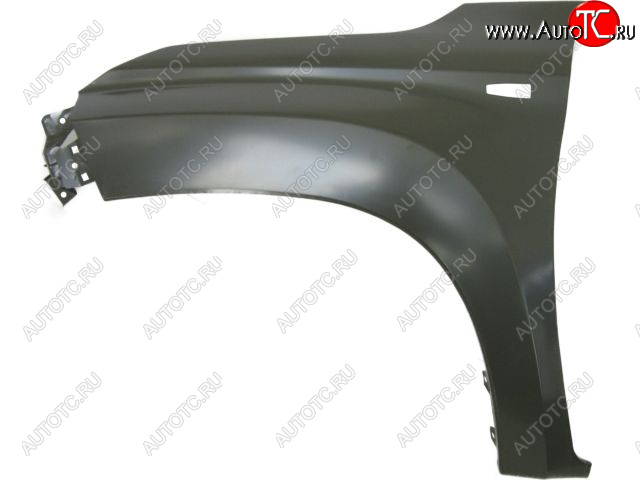 7 549 р. Левое крыло (с отверстием под повторитель поворота) BodyParts  Mitsubishi L200  5 KK,KL (2018-2022) рестайлинг (Неокрашенное)  с доставкой в г. Майкоп