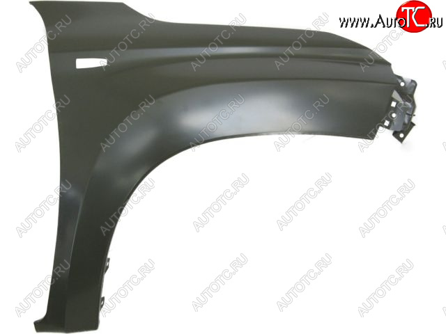 7 549 р. Правое крыло (с отверстием под повторитель поворота) BodyParts Mitsubishi L200 5 KK,KL рестайлинг (2018-2022) (Неокрашенное)  с доставкой в г. Майкоп