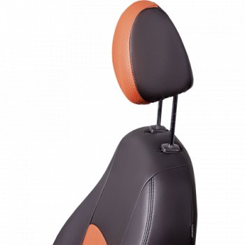 7 399 р. Комплект чехлов для сидений (РЗС 60/40, 3Г Илана+Орегон) ТУРИН Lord Autofashion  Chery Tiggo 3x (2017-2020) дорестайлинг (черный, вставка коричневая, строчка коричневая)  с доставкой в г. Майкоп. Увеличить фотографию 8