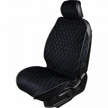 2 799 р. Накидка на сиденье (2 места Хами) ФЕНИКС ст РОМБ Lord Autofashion   (черный, строчка синяя)  с доставкой в г. Майкоп. Увеличить фотографию 3