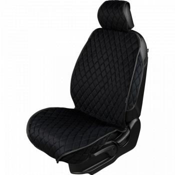 2 799 р. Накидка на сиденье (2 места Хами) ФЕНИКС ст РОМБ Lord Autofashion   (черный, строчка черная)  с доставкой в г. Майкоп. Увеличить фотографию 2