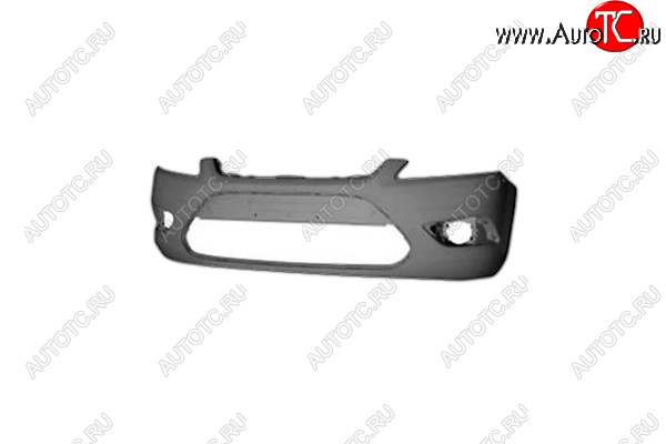 2 169 р. Бампер передний GAMMA  Ford Focus  2 (2007-2011) седан рестайлинг, универсал рестайлинг, хэтчбэк 3 дв. рестайлинг, хэтчбэк 5 дв. рестайлинг (Неокрашенный)  с доставкой в г. Майкоп