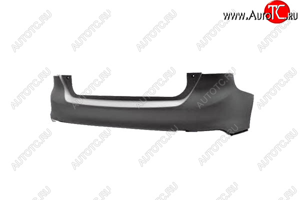 4 799 р. Бампер задний GAMMA Ford Focus 3 хэтчбэк дорестайлинг (2010-2015) (Неокрашенный)  с доставкой в г. Майкоп