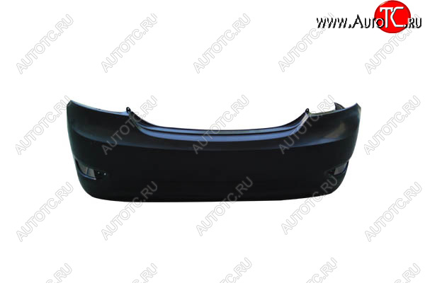5 849 р. Бампер задний GAMMA  Hyundai Solaris  RBr (2010-2014) хэтчбэк дорестайлинг (Неокрашенный)  с доставкой в г. Майкоп