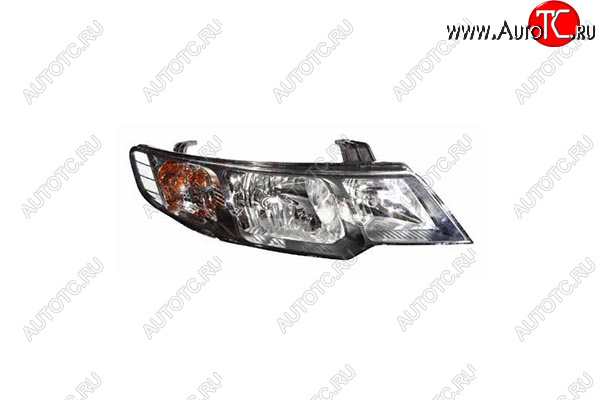 3 879 р. Правая фара (с механическим корректором) GAMMA  KIA Cerato  2 TD (2008-2013) седан  с доставкой в г. Майкоп