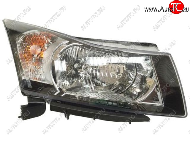 4 649 р. Правая фара (c электрокорректором) BODYPARTS Chevrolet Cruze J300 седан дорестайлинг (2009-2012)  с доставкой в г. Майкоп