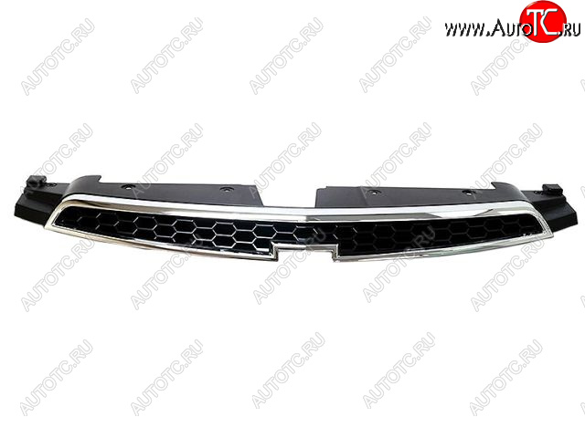 1 399 р. Решётка радиатора (верхняя, хром) BodyParts Chevrolet Cruze J305 хэтчбек дорестайлинг (2009-2012) (Неокрашенная)  с доставкой в г. Майкоп