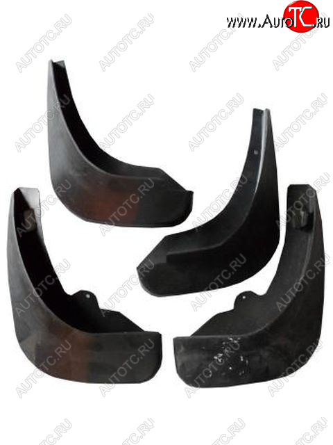 899 р. Комплект брызговиков (4 штуки) BodyParts Ford Focus 2 хэтчбэк 3 дв. дорестайлинг (2004-2007)  с доставкой в г. Майкоп