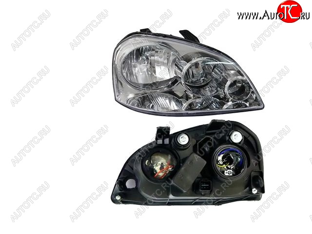 3 299 р. Правая фара передняя BodyParts Chevrolet Lacetti седан (2002-2013)  с доставкой в г. Майкоп