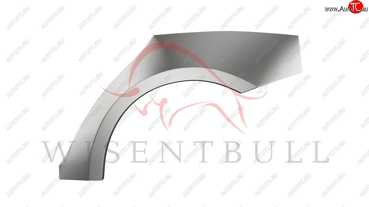 2 189 р. Левая задняя ремонтная арка (внешняя) Wisentbull  CITROEN C4  B7 (2013-2022) седан дорестайлинг, седан рестайлинг  с доставкой в г. Майкоп