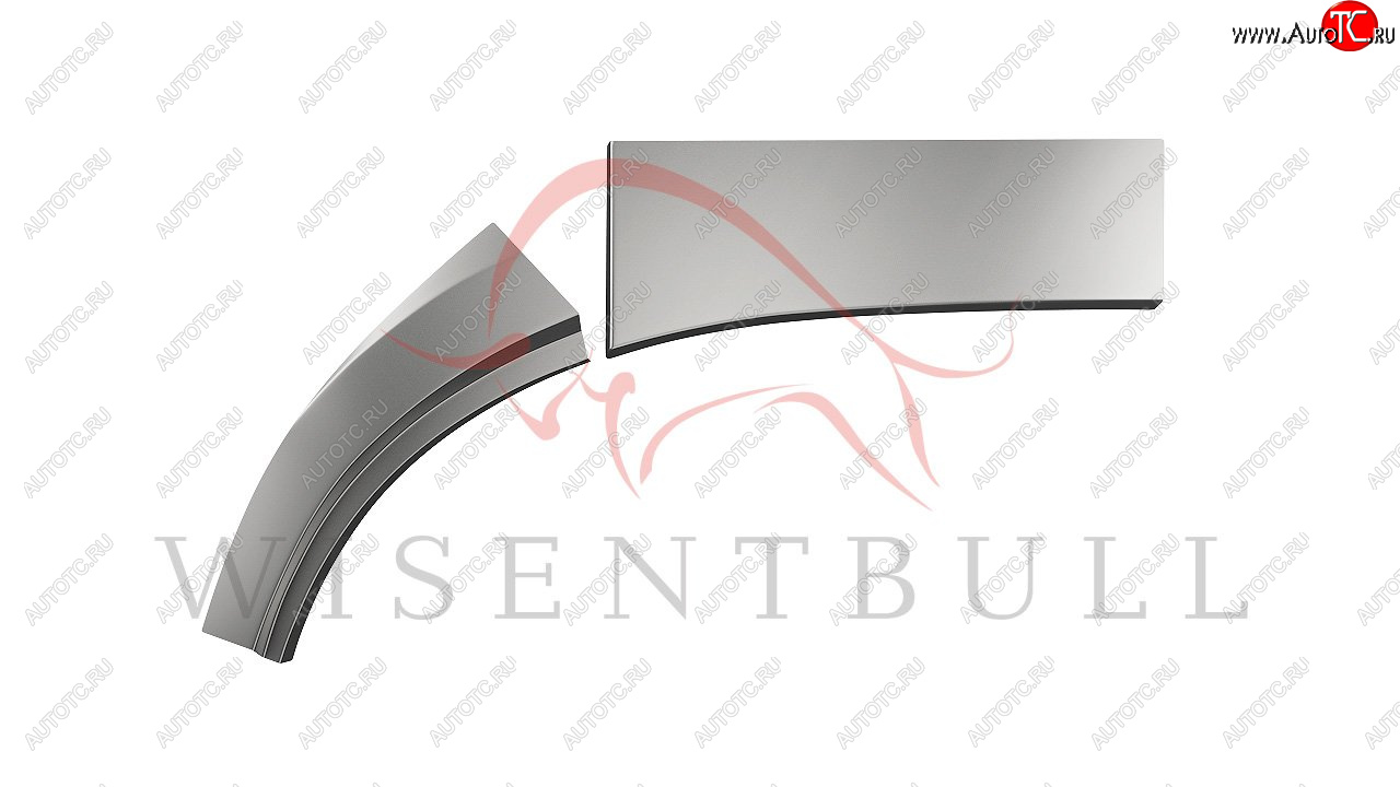 2 189 р. Левая задняя ремонтная арка (внешняя) Wisentbull Fiat Multipla (1998-2010)  с доставкой в г. Майкоп