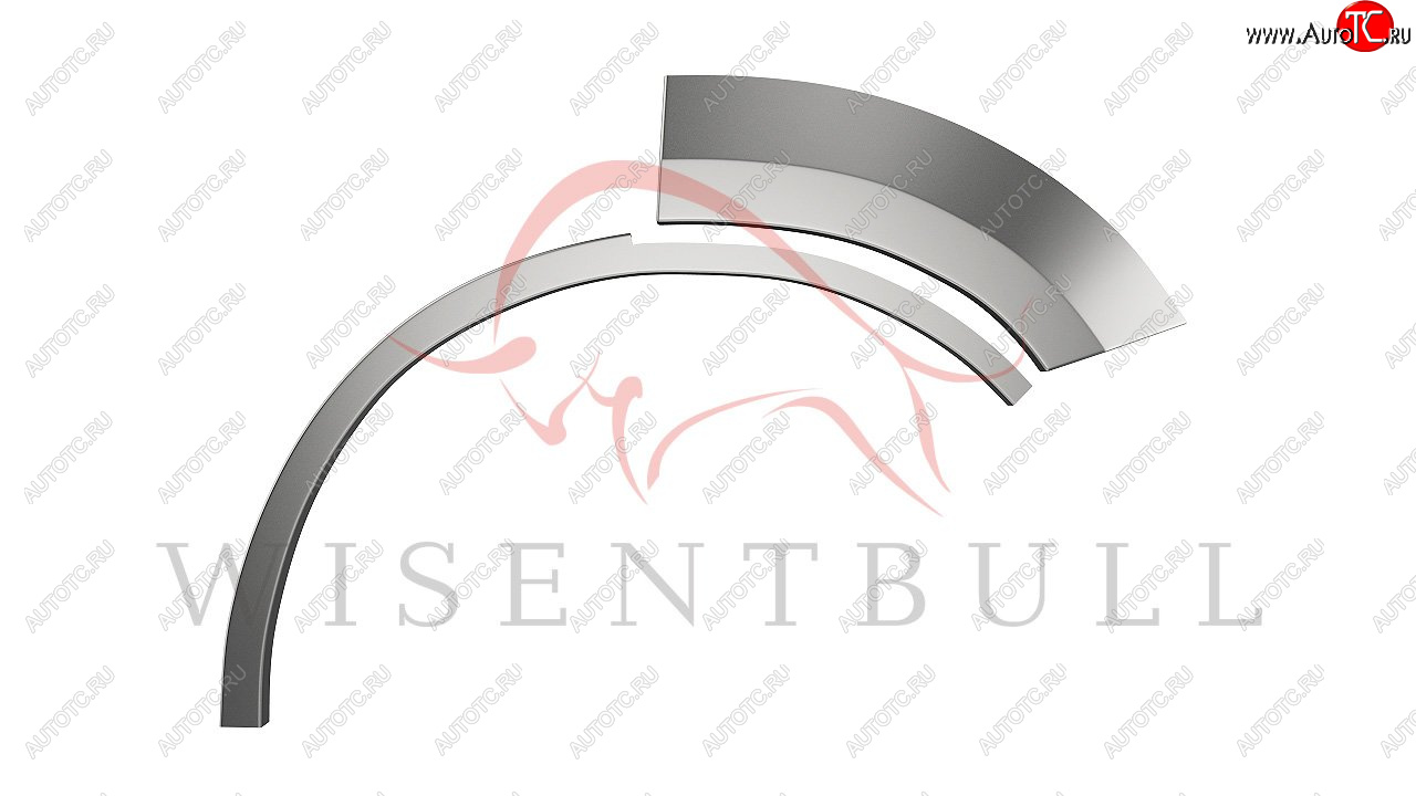 2 189 р. Левая задняя ремонтная арка (внешняя) Wisentbull  INFINITI FX50  S50 (2003-2008)  с доставкой в г. Майкоп