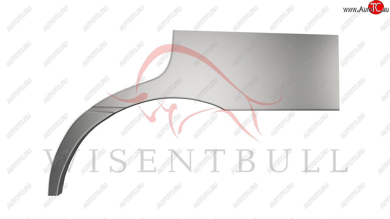 2 189 р. Левая задняя ремонтная арка (внешняя) Wisentbull  KIA Rio  1 DC (2002-2005) рестайлинг седан  с доставкой в г. Майкоп