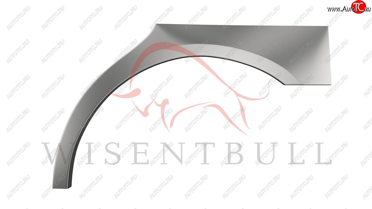 2 189 р. Левая задняя ремонтная арка (внешняя) Wisentbull Mercedes-Benz E-Class W211 дорестайлинг седан (2002-2006)  с доставкой в г. Майкоп