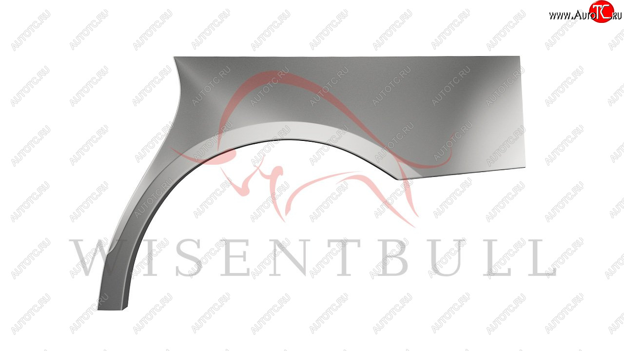 2 189 р. Левая задняя ремонтная арка (внешняя) Wisentbull  Mercedes-Benz S class  X222 (2014-2020) седан дорестайлинг, седан 1-ый рестайлинг, седан 2-ой рестайлинг  с доставкой в г. Майкоп