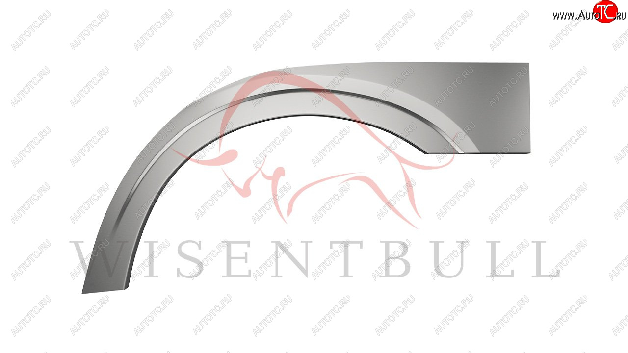 2 189 р. Левая задняя ремонтная арка (3 двери, внешняя) Wisentbull Mitsubishi Pajero 4 V80 дорестайлинг (2006-2011)  с доставкой в г. Майкоп