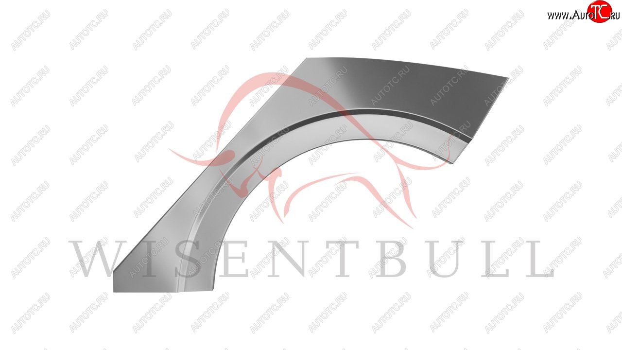 2 189 р. Левая задняя ремонтная арка (внешняя) Wisentbull Peugeot 208 1 (2012-2019)  с доставкой в г. Майкоп