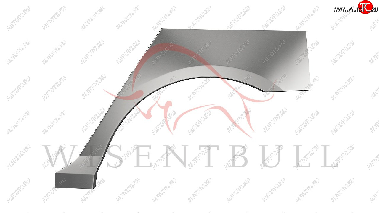 2 189 р. Левая задняя ремонтная арка (внешняя) Wisentbull Peugeot 407 седан (2004-2010)  с доставкой в г. Майкоп