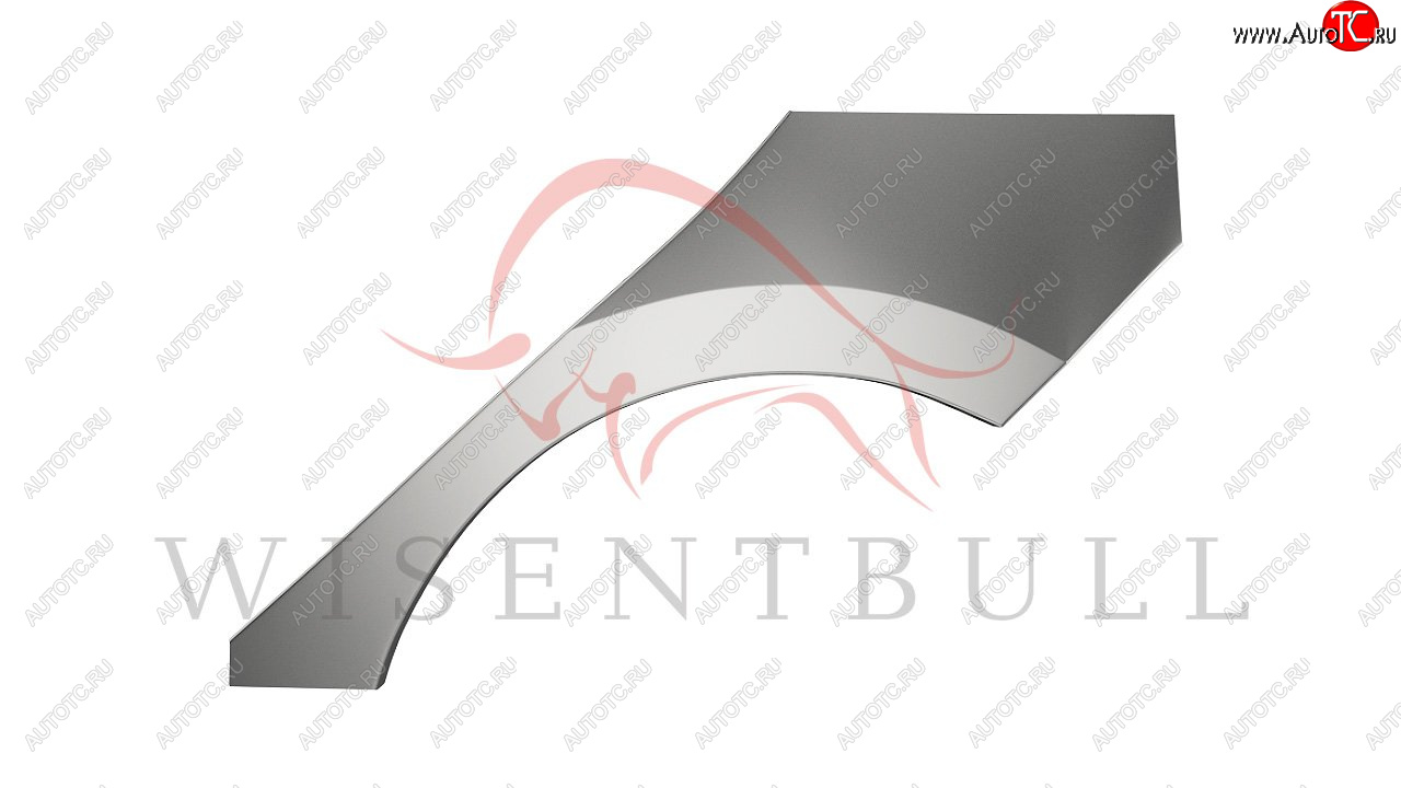 2 189 р. Левая задняя ремонтная арка (внешняя) Wisentbull  Renault Clio ( KH98,  BH98) (2012-2020) дорестайлинг универсал, дорестайлинг, хэтчбэк 5 дв., рестайлинг универсал, рестайлинг, хэтчбэк 5 дв.  с доставкой в г. Майкоп