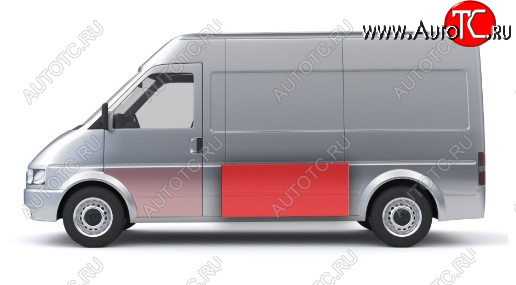 1 889 р. Левая средняя боковая панель (ремонтная) Wisentbull Peugeot Boxer 230 (1994-2002)  с доставкой в г. Майкоп