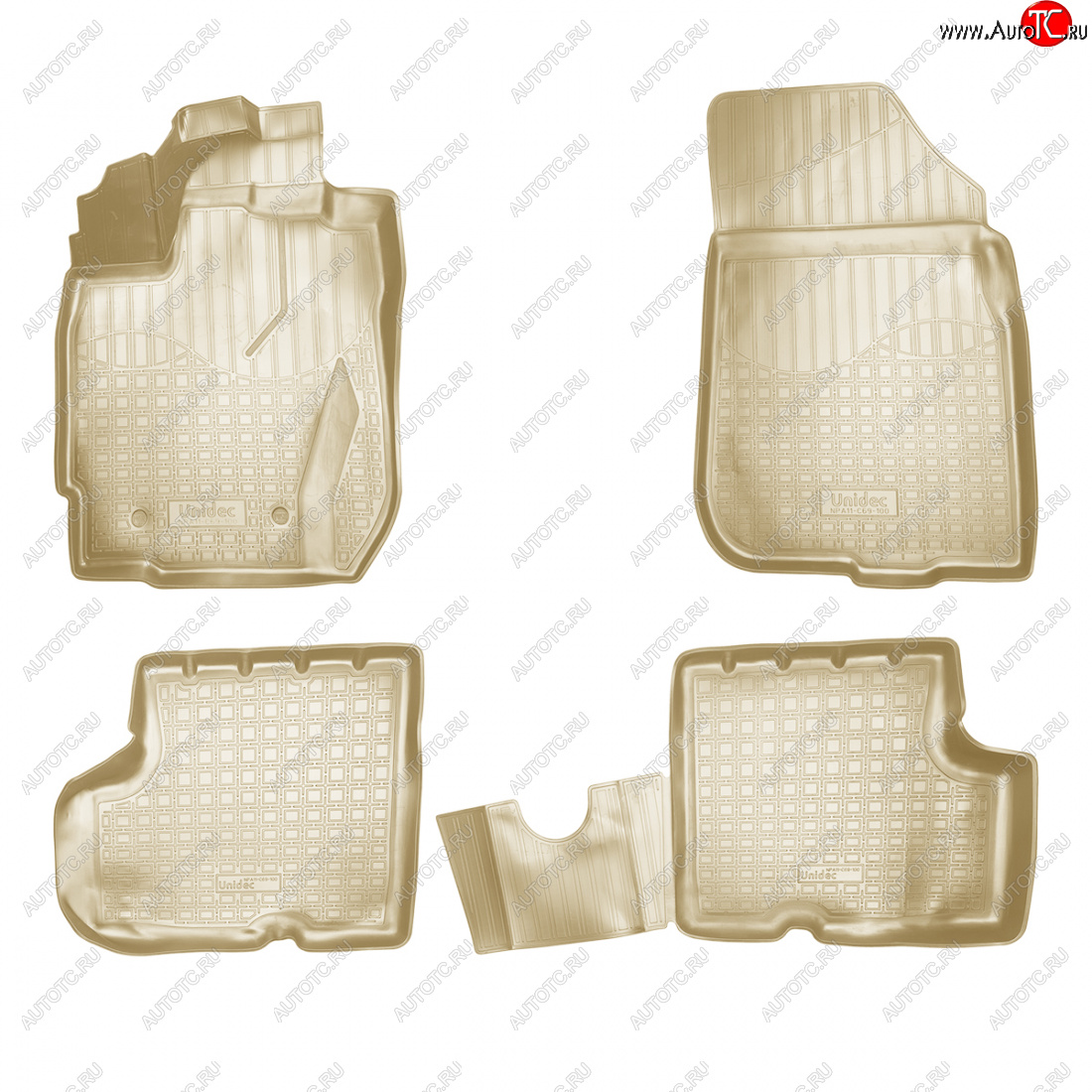 3 199 р. Коврики салонные 3D Norplast  Nissan Terrano  D10 (2016-2022), Renault Duster  HS (2015-2021) (бежевый)  с доставкой в г. Майкоп
