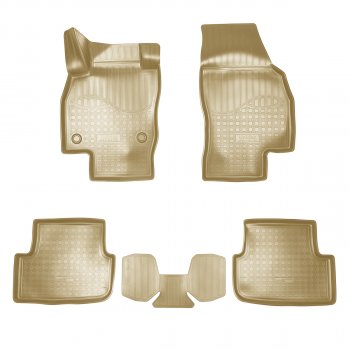 Коврики салонные Norplast 3D Seat Arona (2017-2025) (бежевый)