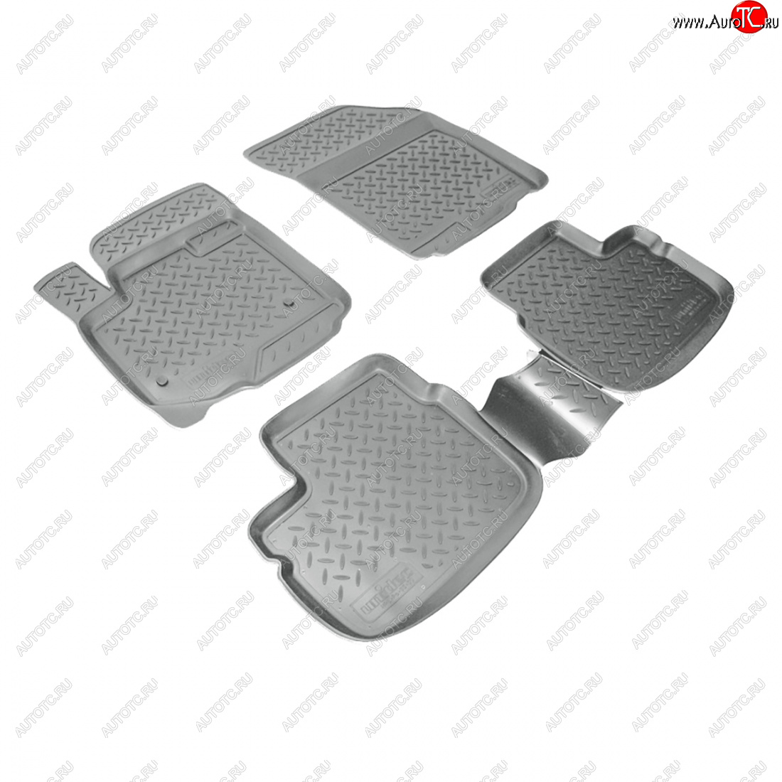 2 999 р. Коврики салонные  Norplast  Suzuki SX4 ( GYC21S,  YA21S,YB21S) (2006-2012) дорестайлинг седан, дорестайлинг, хэтчбэк (серый)  с доставкой в г. Майкоп