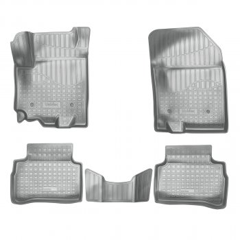 Коврики салонные 3D Norplast Suzuki Vitara  LY (2015-2019) дорестайлинг (серый)
