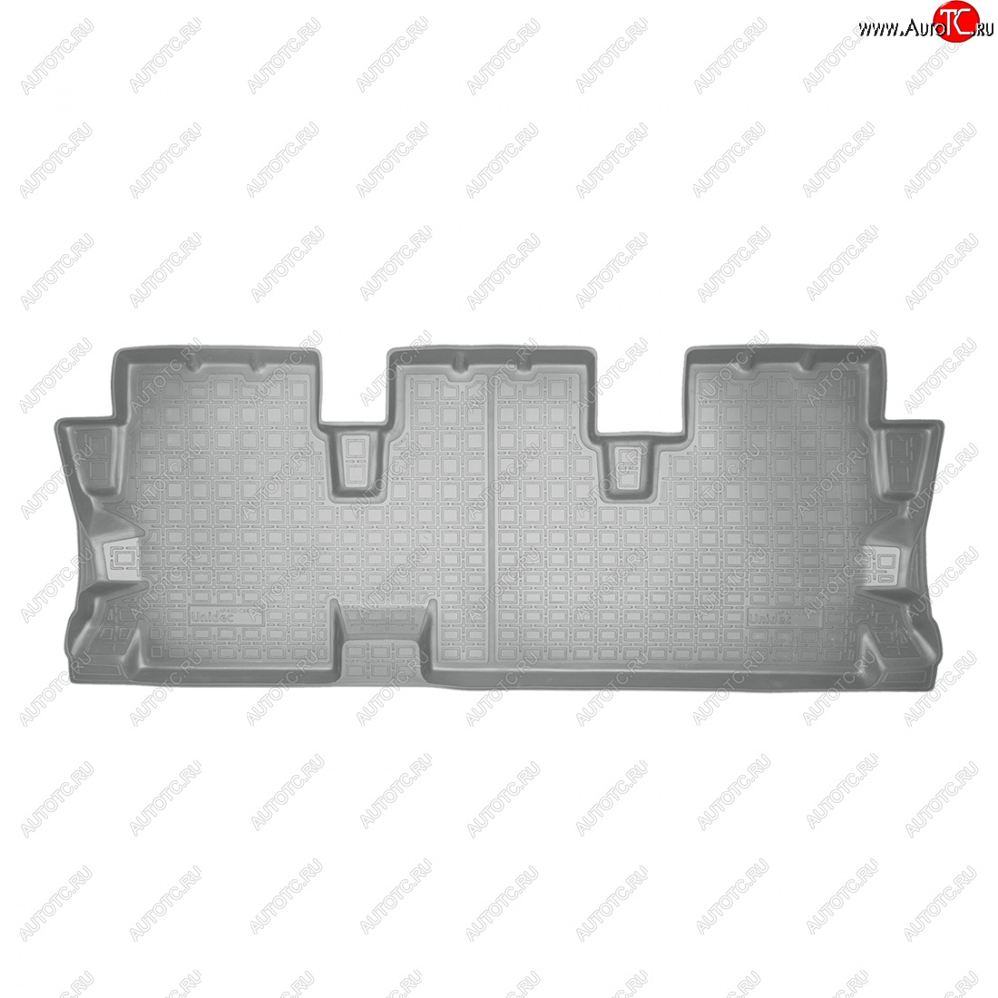 1 339 р. Коврики салонные (3 ряд) Norplast  Toyota Highlander  XU50 (2013-2017) дорестайлинг (серый 3 ряд)  с доставкой в г. Майкоп