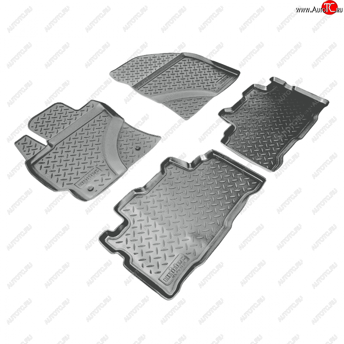 3 199 р. Коврики салонные Norplast   Toyota Verso  R20 (2009-2012) дорестайлинг (серый)  с доставкой в г. Майкоп