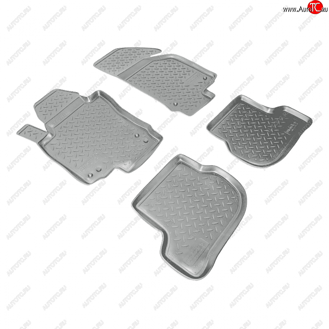 2 759 р. Коврики салонные Norplast  Volkswagen Golf  5 (2003-2009) универсал, хэтчбэк (серый)  с доставкой в г. Майкоп