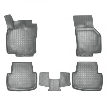 Коврики салонные 3D Norplast Volkswagen Passat  B8 (2015-2019) седан дорестайлинг, универсал дорестайлинг (серый)