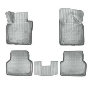 Коврики салонные 3D Norplast Volkswagen Tiguan  NF (2011-2017) рестайлинг (серый)