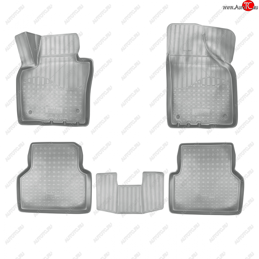 3 299 р. Коврики салонные 3D Norplast  Volkswagen Tiguan  NF (2011-2017) рестайлинг (серый)  с доставкой в г. Майкоп