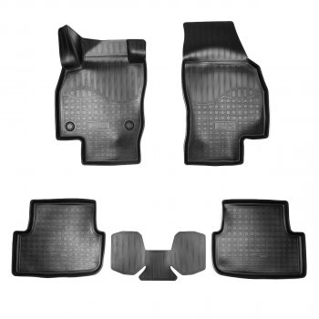 Коврики салонные 3D Seat Arona (2017-2025) (черный)