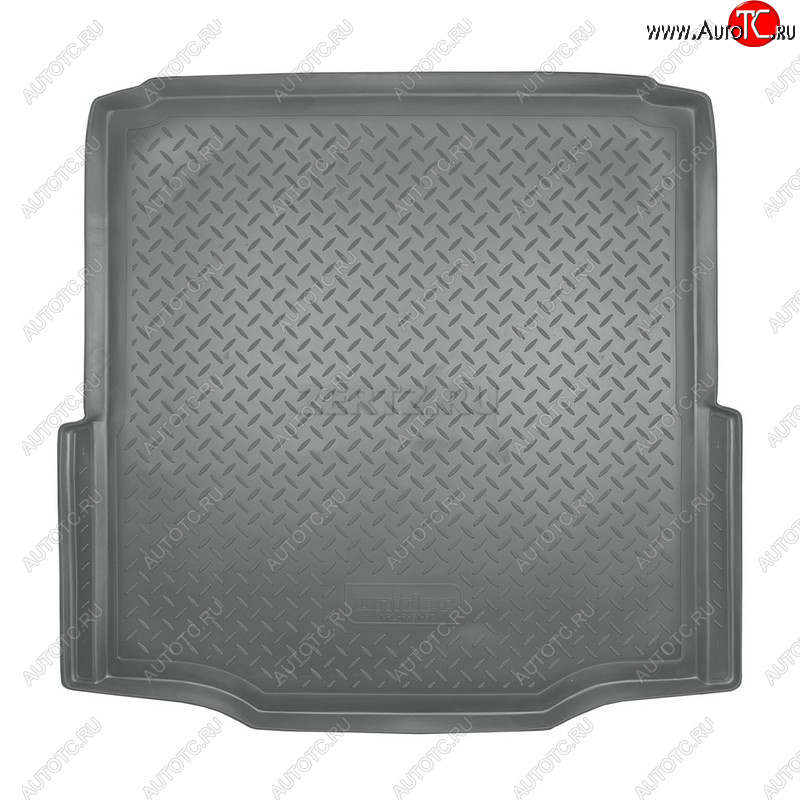 2 389 р. Коврики в багажное отделение Norplast  Skoda Superb  B6 (3T) (2008-2013) лифтбэк дорестайлинг (серый)  с доставкой в г. Майкоп