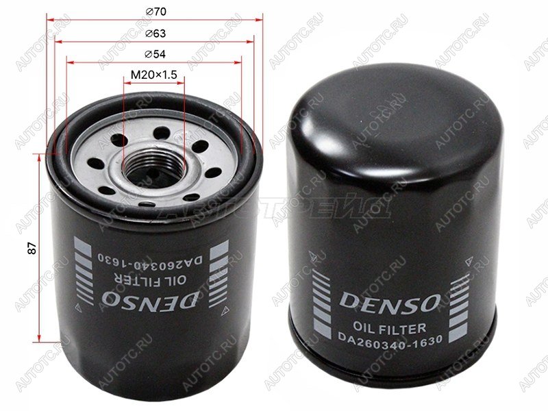 599 р. Фильтр масляный DENSO  Honda Civic  EJ,EK,EM (1995-2000) седан дорестайлинг, хэтчбэк 3 дв. дорестайлинг, седан рестайлинг, хэтчбэк 3 дв. рестайлинг  с доставкой в г. Майкоп