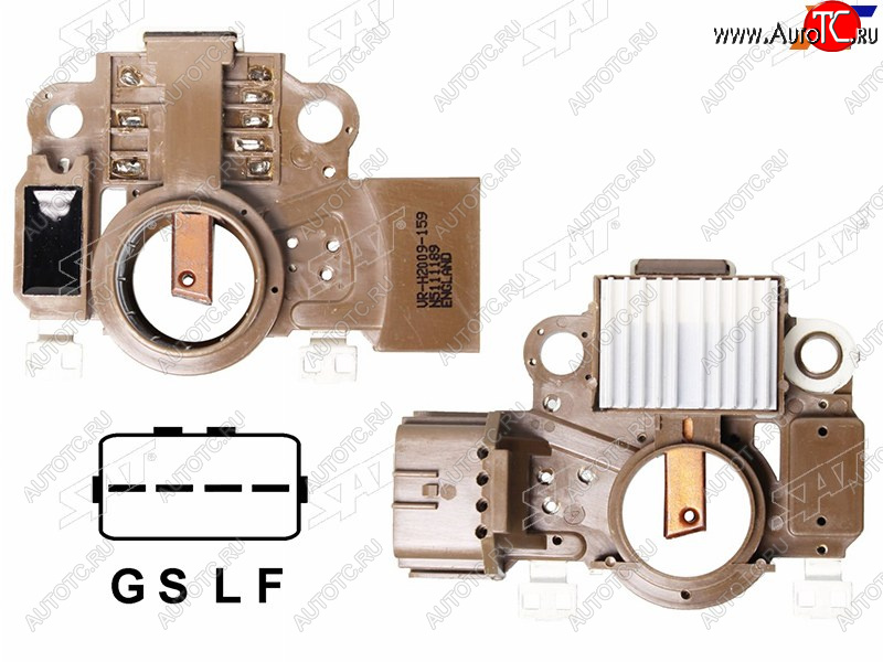 1 099 р. Реле-регулятор напряжения генератора MMC OUTLANDER CW#WASX GA0#LANCER XPAGERO V80906G726G75 SAT ST-1800A087  с доставкой в г. Майкоп