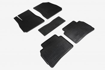 Коврики в салон (сетка) SeiNtex Chevrolet Malibu 9 (2016-2025) (Чёрный)